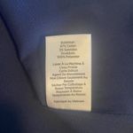 Talbots Skirt Womens 10 Navy Blue White Art Deco Fan Print Zip Cotton Blend Flex Photo 3