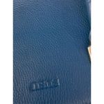 SUSU Women's Teal Blue Leather Satchel Bag with Double‎ Handles Photo 2