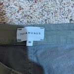 7Diamonds Nellie Cargo Pants Olive Green Flare Size 30 Photo 4