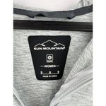 Sun Mountain Womens Thermal Hooded Jacket Small Gray Polyester Blend Photo 2