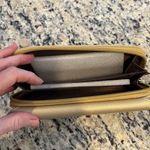 Krazy Kat  gold flower vegan leather 10 card slot trifold wallet Photo 7