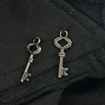 Neon Buddha Jacket Womens Small Black Jeweled Flowers Buttons Bohemian Lagenlook Photo 5