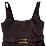 Zimmerman NWT 3 Large Laurel Ribbed Belted One-Piece Swimsuit Chocolate Brown Photo 4