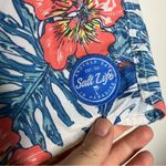 Salt Life  tropical Hawaiian shorts women’s size large blue white coral Photo 1