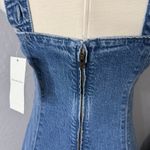 Abercrombie & Fitch NWT The A&F Mila Denim Midi Dress, Medium Denim, S Photo 3