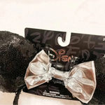 Disney  Minnie Mouse Ears Headband‎ with Silver Bow Photo 1