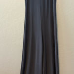 Norma Kamali  timeless gray sleeveless slinky jersey jumpsuit size medium Photo 0