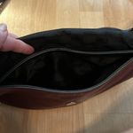 Michael Kors  Black and Maroon Leather Convertible Crossbody Bag Photo 5