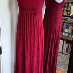 matty m Small Red Maxi Dress Photo 0