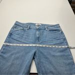 Paige Colette Crop Flare Womens Light Blue Frayed Hem Denim Jean Size 32 Stretch Photo 11