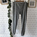 No Boundaries Nobo leggings Women’s Macrame Ankle Sueded High Rise Gray pants size medium gym Photo 2