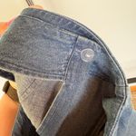 Vintage 90s Denim Mini Wrap Skirt Coastal Cowgirl Silver Heart Charms Size 14 Blue Photo 8