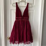 Coya Collection Burgundy Fairy Grunge Mini Dress Womens Size Small NEW *FLAW Photo 9