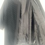 Coldwater Creek  Open Front Crochet Lace Long Line Jacket Black size 14 Photo 7