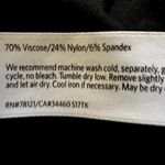 Eileen Fisher  Stretch Crepe Slim Ankle Pants High Rise Casual Slit Black Medium Photo 4