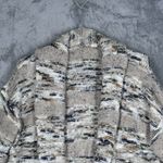 Anthropologie  Moth Sweater‎ Womens Small Tan Mutli Stripe Textured Open Cardigan Photo 3