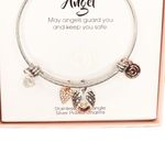 Love this life ® Two‎ Tone Stainless Steel “Angel” Cubic Zirconia Shaker Bracelet Photo 3