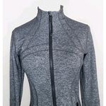 Lululemon Define Jacket Womens 6 Heather Gray Full-Zip Mock Neck Active Photo 1