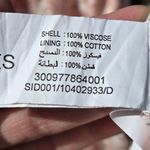 NEW Bombay Paisley Pink Print With Mirrored Accent On BODICE Dress XS Silver Photo 6