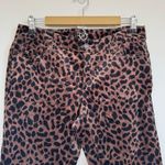 Ann Taylor  Loft Size 8P Modern Straight Animal Print Velvet Pants NWT Photo 6