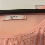 Ezra Elegant Peach Blouse with Lace Detail Excellent Condition Photo 1