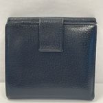 Gucci Eclipse Insignia Black Leather Compact Wallet - Preowmned Photo 1