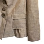 Suit Studio Blazer Women’s 12 Brown Shimmer Textured Career Wedding Church Wear Photo 5