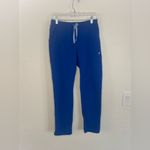 FIGS Yola High Waisted Skinny Scrub Pants in royal blue Photo 1