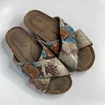 Natural Soul  all thru comfort snake print sandals‎ size 8 Photo 0
