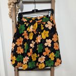 Who What Wear  Floral Mini Skirt Black Orange Green Size X Small Photo 1