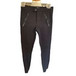 J.Crew  Women's Skinny Pants Zip Pocket Work Trousers Casual Black Size 0R-EUC Photo 1