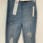 Tinseltown  High Rise pull on raw hem flare jeans Photo 1