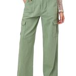 Cider  Alessia Green Cargo Jeans L NWT Photo 0