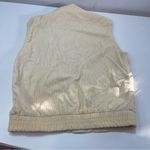 VTG Palmetto's 1980s Cream Corduroy Vest Pockets Women Small Snap Buttons Photo 4