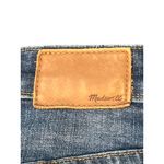 Madewell  9" High Rise Skinny Distressed Jeans Denim Frayed Hem Patch Size 24 Photo 4