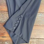 IC by Connie K Button Hem Slim Crops Charcoal Stretch Pants Photo 7