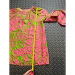Lilly Pulitzer RARE  Silk Elsa Top Queen of Hearts Pink Green XS‎ Womens Photo 7