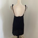 Smart & Sexy Black Ruffled Lingerie Chemise size Medium Mini Dress Dark Romantic Photo 1