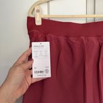 Athleta NWT New Brooklyn Short Red Mid Rise 13 1/2" Skort Mini Stretch Photo 3