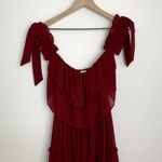 MISA Los Angeles X REVOLVE Micaela Dress Burgundy Womens Medium Photo 9