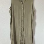 Joie  sleeveless button down shirt dress sz XL Photo 0