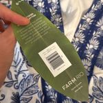 Farm Rio NWT  Off-White Shell Garden Organic Cotton Romper Photo 7