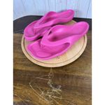 Crocs Ergotec Sandals Flip Flops Pink Thong Slip On Women's 9 Comfort Prestine Photo 2