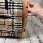 BEIS Béis The Messenger Tote in Plaid – Structured Travel & Everyday Tote Photo 5