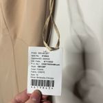 Amsale Viola Crepe Bridesmaid NWT Dress Tan Size 14 Photo 5