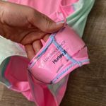Love Shack Fancy NWT  X Hurley Pink Neon Colorblock One Piece Swimsuit Size Small Photo 6