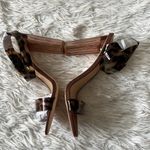 JustFab  Hanna Transparent Heeled Leopard Sandals size 8 Photo 6