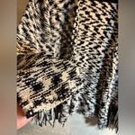 Chico's CHICO’s black&white open front sweater w fringe Photo 4