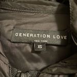 Generation Love  Women’s Black Hooded Mesh Zipper Jacket Size XS Photo 3