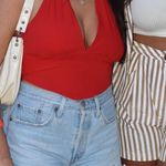 Abercrombie & Fitch Abercrombie Red Halter Top  Photo 0